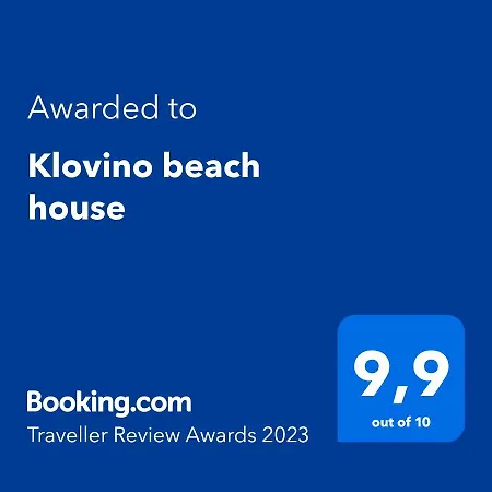 Klovino Beach House Douvia Dış mekan fotoğraf